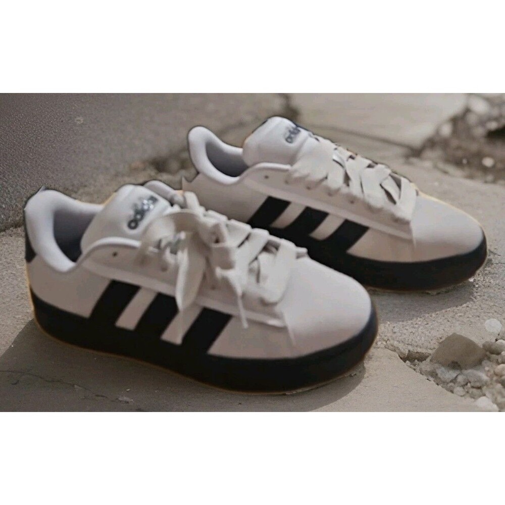 Adidas US 10 Men's Grey Black Suede Comfort Retro Grand Court Alpha IH1287 New